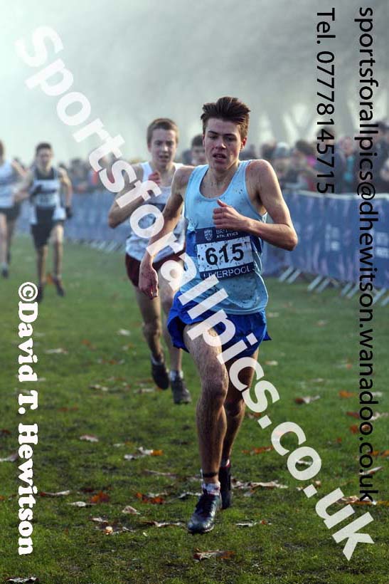Mens under-17s, European Cross Country Trials, Sefton Park, Liverpool. Photo: David T. Hewitson/Sports for All Pics